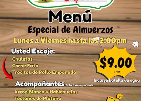 Mr. Mangú Express Menú